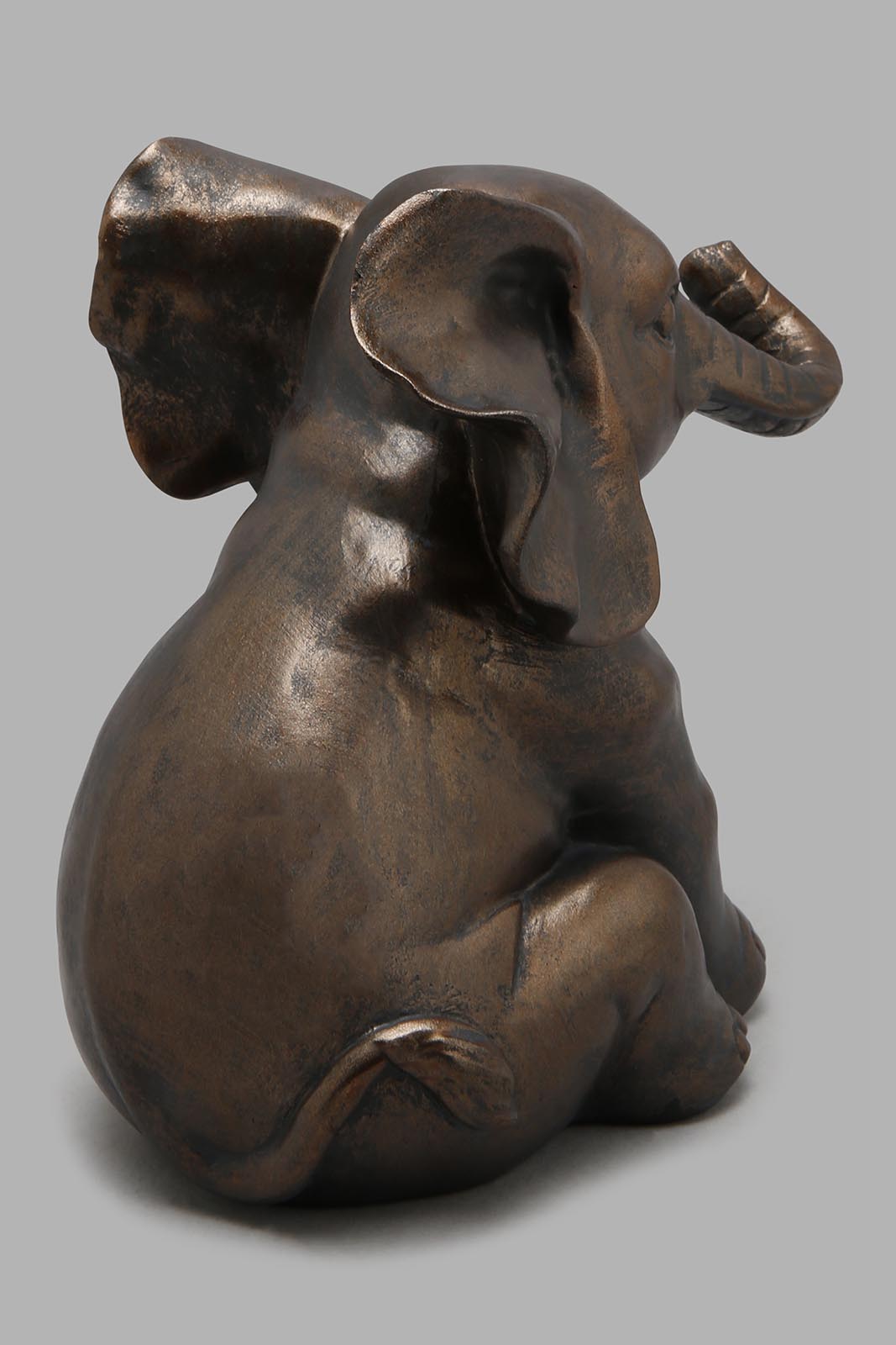 Redtag-Gold-Decorative-Elephant-Artefact-Home-Decor-
