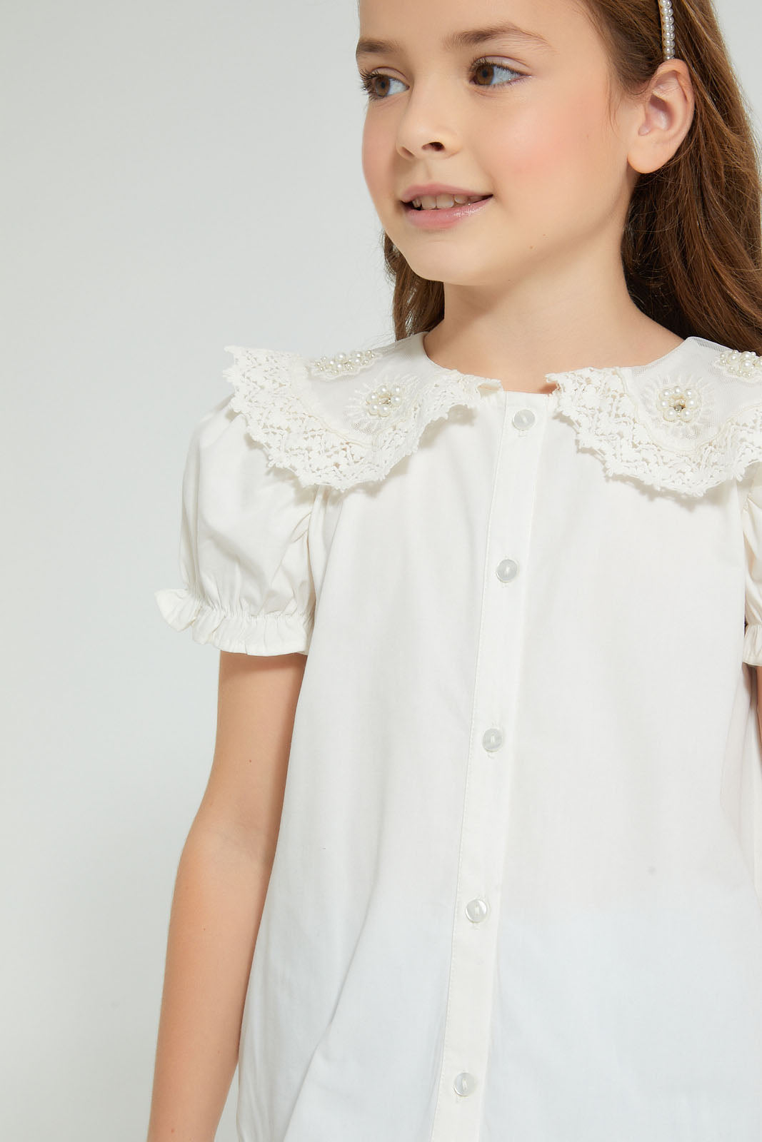 Redtag-White-Embroideredelished-Collared-Shirt-Blouse-Colour:White,-Filter:Girls-(2-to-8-Yrs),-Girls-Blouses,-New-In,-New-In-GIR,-Non-Sale,-S22B,-Section:Kidswear-Girls-2 to 8 Years