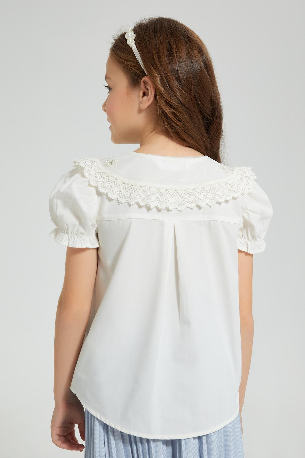 Redtag-White-Embroideredelished-Collared-Shirt-Blouse-Colour:White,-Filter:Girls-(2-to-8-Yrs),-Girls-Blouses,-New-In,-New-In-GIR,-Non-Sale,-S22B,-Section:Kidswear-Girls-2 to 8 Years