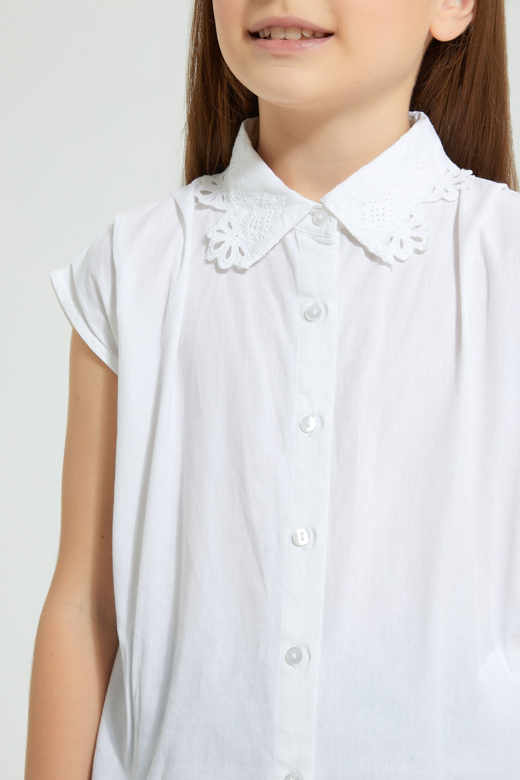 Redtag-White-Embroideredellished-Collar-Blouse-Colour:White,-Filter:Girls-(2-to-8-Yrs),-Girls-Blouses,-New-In,-New-In-GIR,-Non-Sale,-S22B,-Section:Kidswear-Girls-2 to 8 Years