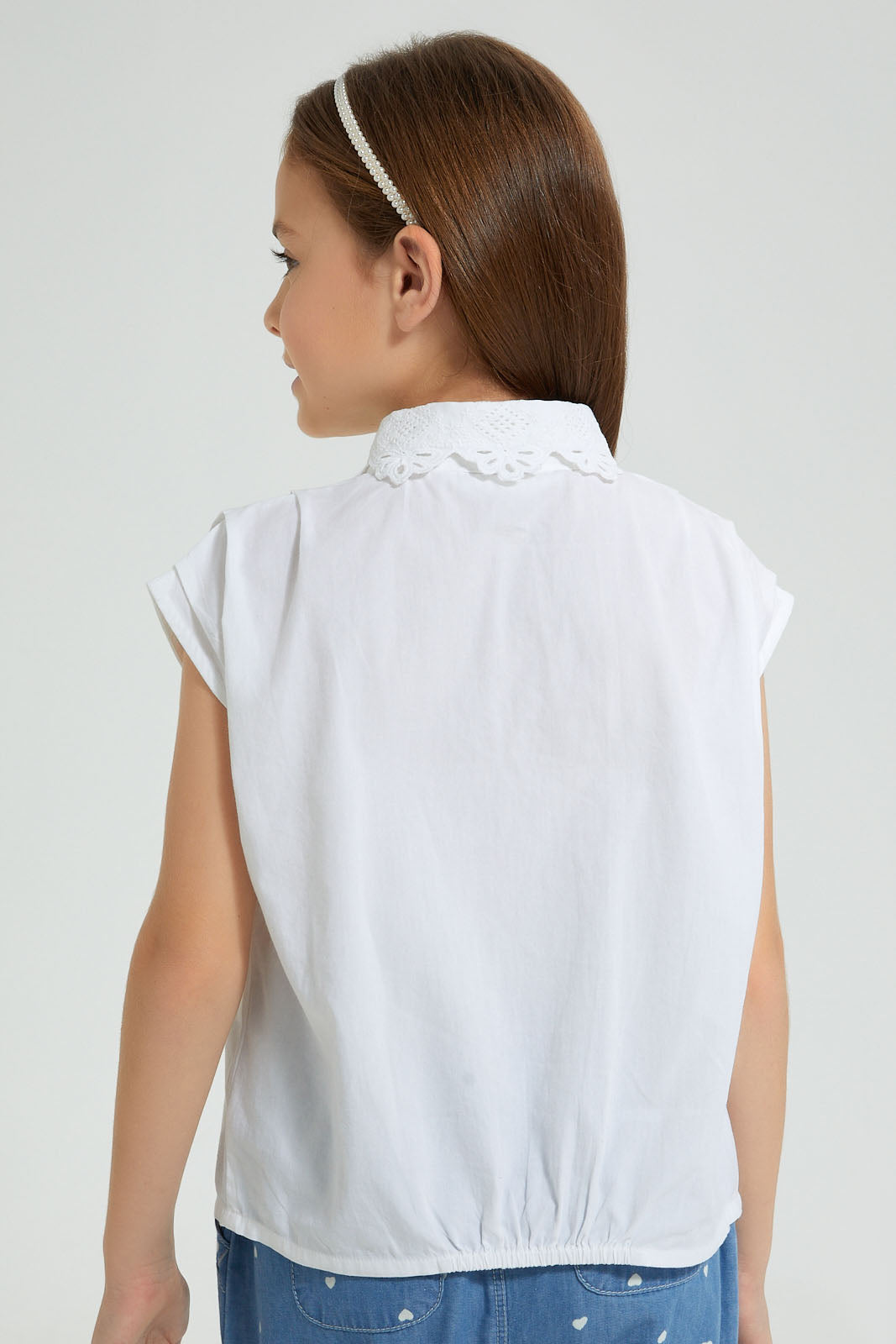 Redtag-White-Embroideredellished-Collar-Blouse-Colour:White,-Filter:Girls-(2-to-8-Yrs),-Girls-Blouses,-New-In,-New-In-GIR,-Non-Sale,-S22B,-Section:Kidswear-Girls-2 to 8 Years