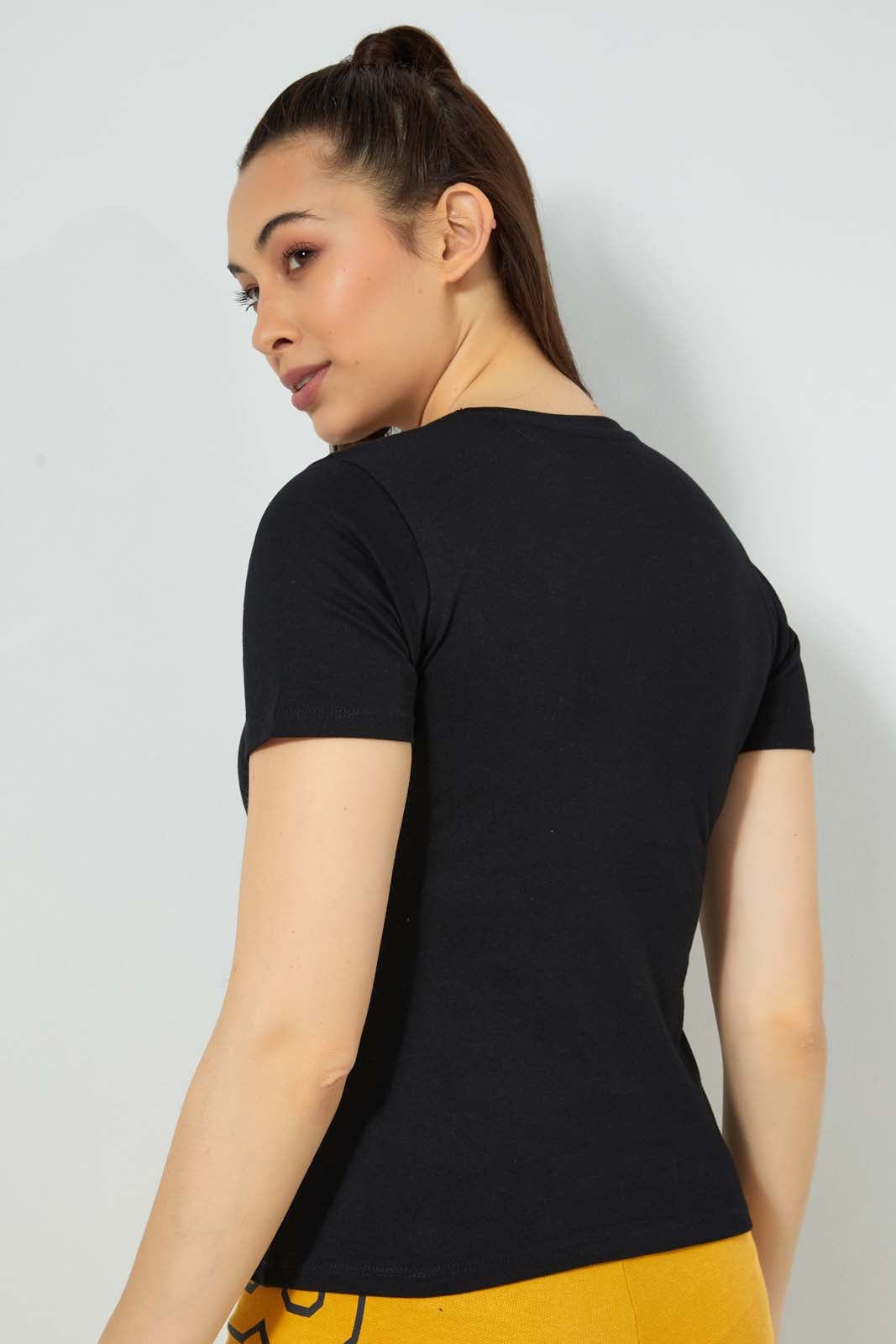 Redtag-Black-Photographic-Print-T-Shirt-Active-Tees-Women's-