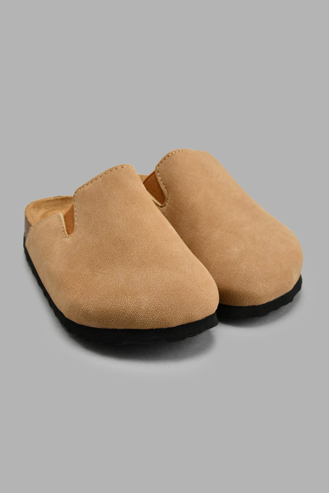 Redtag-Sand-Cork-Mule-Boys-Casual-Sandals,-Colour:Sand,-Filter:Boys-Footwear-(3-to-5-Yrs),-New-In,-New-In-BOY-FOO,-Non-Sale,-S22A,-Section:Kidswear-Boys-3 to 5 Years