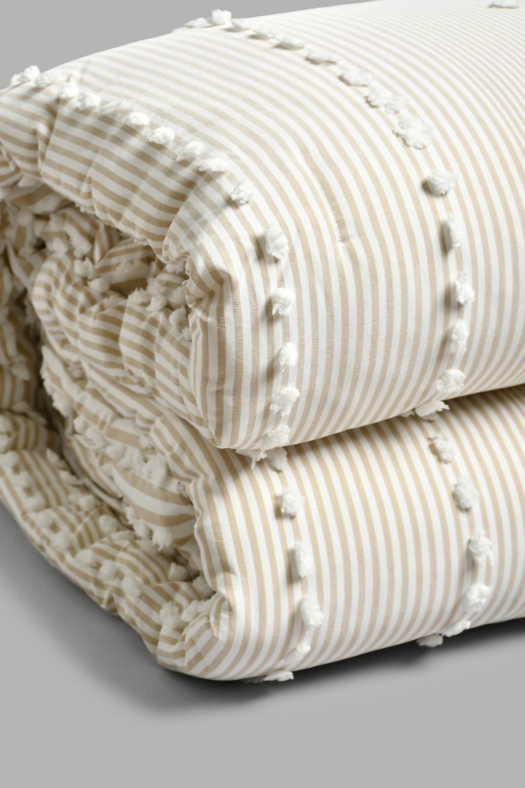 Redtag-Beige-7-Piece-Tufted-Embroidery-Comforter-Set-(King-Size)-Comforters-Home-Bedroom-