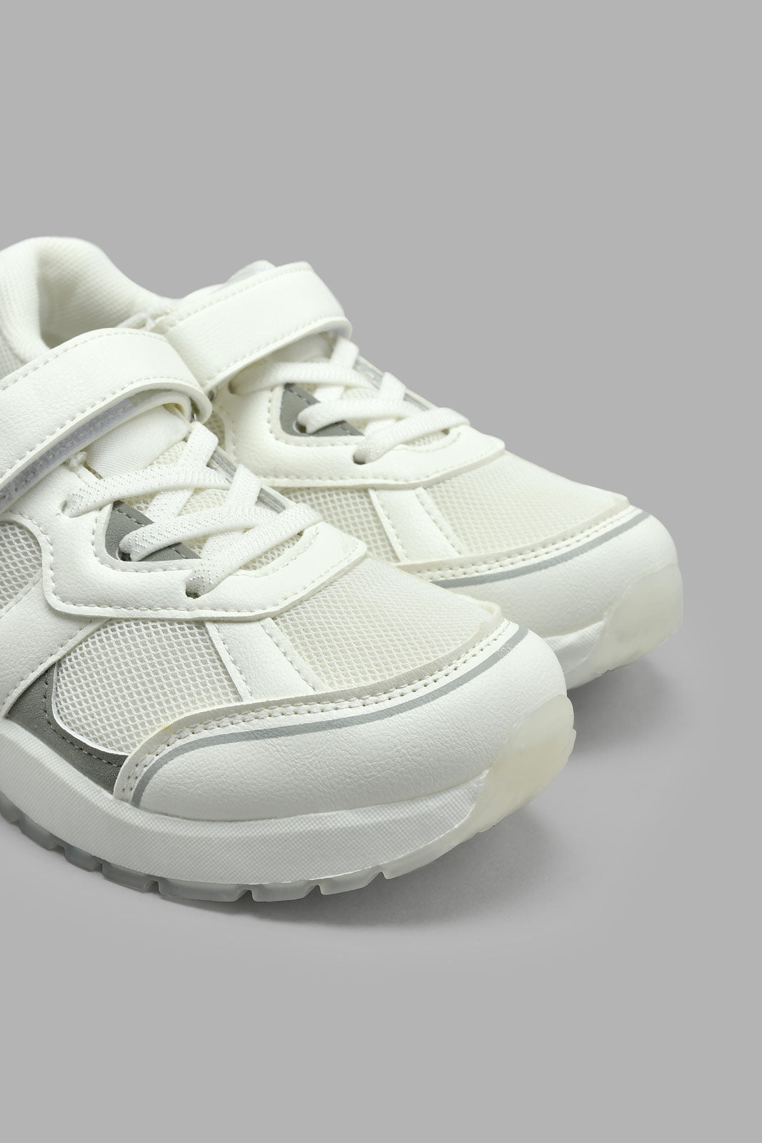 Redtag-White-Chunky-Sneaker-Boys-Trainers,-Colour:White,-Filter:Boys-Footwear-(3-to-5-Yrs),-New-In,-New-In-BOY-FOO,-Non-Sale,-S22A,-Section:Kidswear-Boys-3 to 5 Years