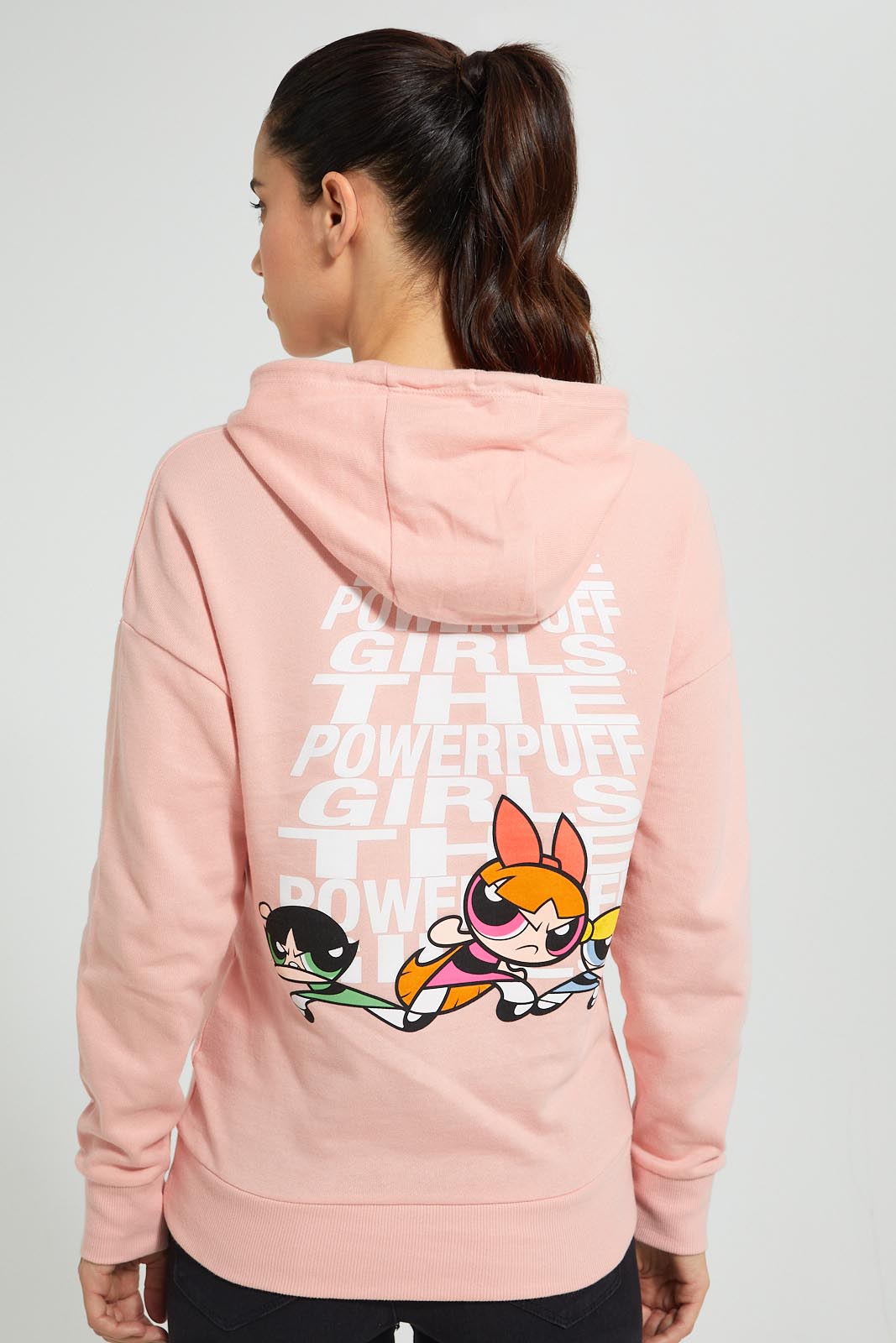 Redtag-Pink-Power-Puff-Sweatshirt-Sweatshirts-Women's-
