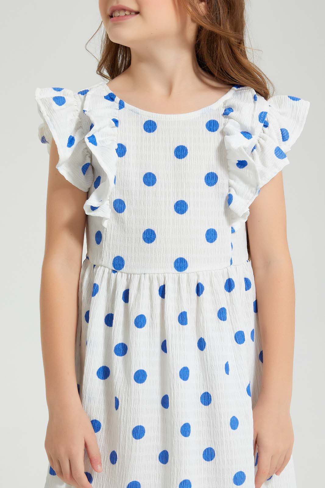 Redtag-Blue-Printed-Dress-Colour:Blue,-Filter:Girls-(2-to-8-Yrs),-Girls-Dresses,-New-In,-New-In-GIR,-Non-Sale,-S22B,-Section:Kidswear-Girls-2 to 8 Years