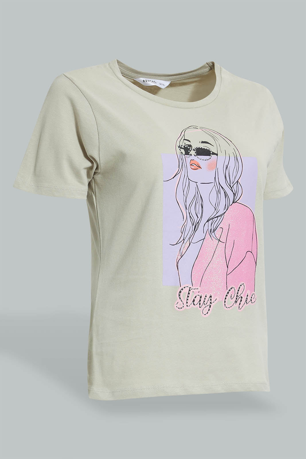 Redtag-Pink-Photo-Graphic-Print-T-Shirt-Colour:Pink,-Filter:Women's-Clothing,-New-In,-New-In-Women,-Non-Sale,-S22A,-Section:Women,-Women-T-Shirts-Women's-