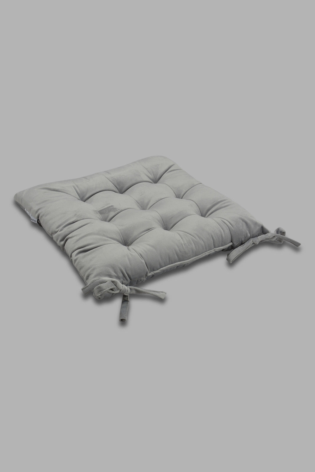 Redtag-Grey-Velvet-Chair-Pad-Category:Cushions,-Colour:Grey,-Filter:Home-Bedroom,-HMW-BED-Cushions,-LEGACY,-New-In,-New-In-HMW-BED,-Non-Sale,-Section:Homewares,-W22O-Home-Bedroom-