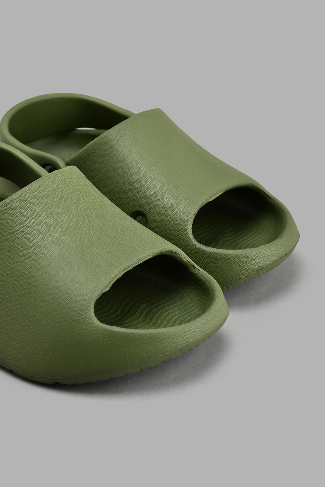 Redtag-Olive-Moulded-Slide-With-Backstrap-Boys-Flip-Flops,-Colour:Dark-Green,-Filter:Boys-Footwear-(3-to-5-Yrs),-New-In,-New-In-BOY-FOO,-Non-Sale,-S22A,-Section:Kidswear-Boys-3 to 5 Years