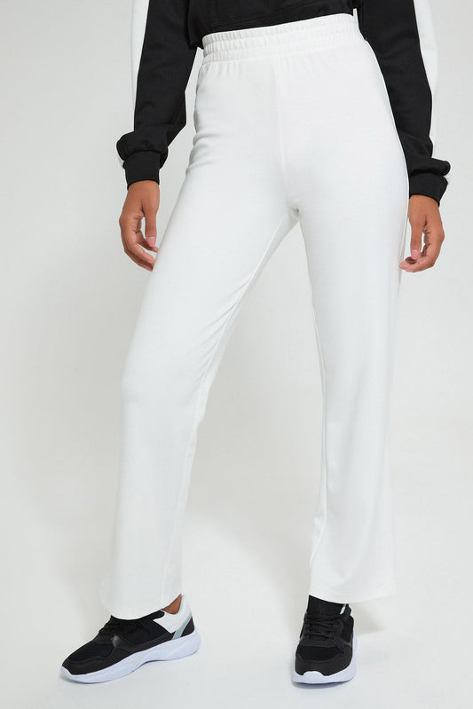 Redtag-White-Plain-Skinny-Ponte-Active-Pant-Joggers-Women's-0
