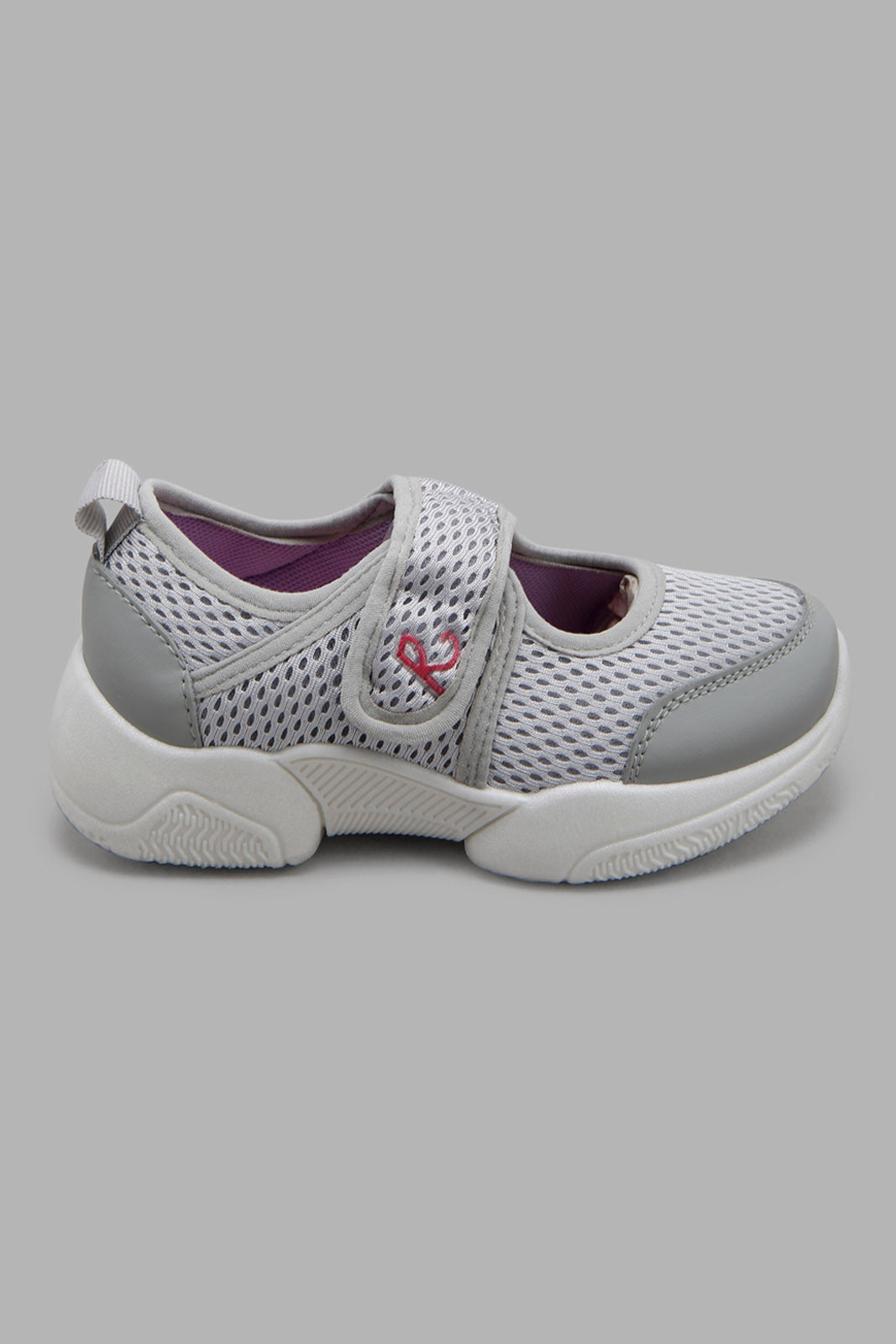 Redtag-Pale-Grey-Mesh-Trainer-Bundle,-Category:Trainers,-Colour:Grey,-Deals:2-For-90,-Deals:New-In,-Filter:Girls-Footwear-(3-to-5-Yrs),-GIR-Trainers,-New-In-GIR-FOO,-S22B,-Section:Girls-(0-to-14Yrs)-Girls-3 to 5 Years