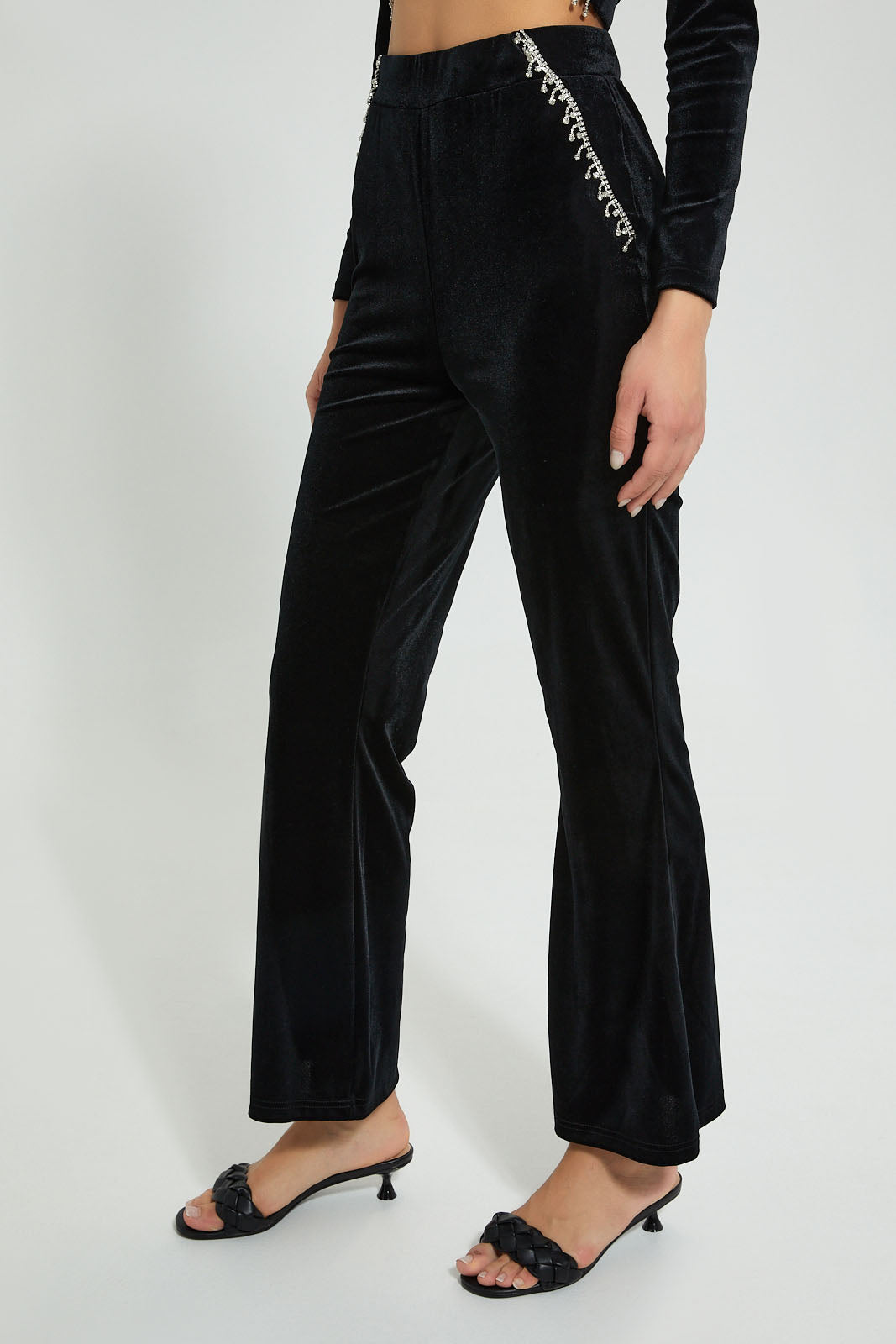 Redtag-Black-Trim-Detail-Wideleg-Trouser-Trousers-Women's-