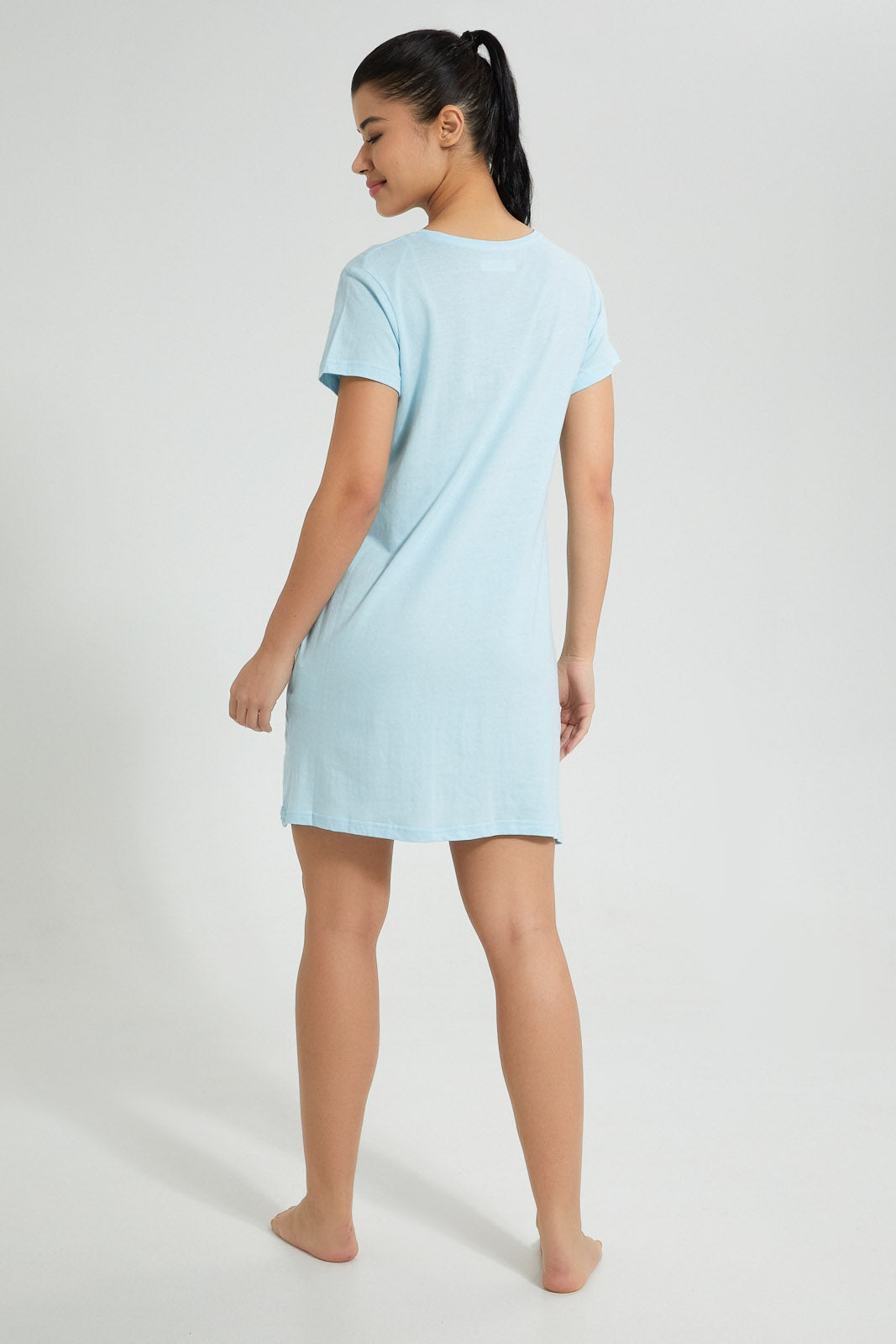 Redtag-Allover-Printed/Placement-Printed-Nightshirt-(2-Pack)-Colour:Assorted,-Filter:Women's-Clothing,-New-In,-New-In-Women,-Non-Sale,-S22A,-Section:Women,-Women-Nightshirts-Women's-
