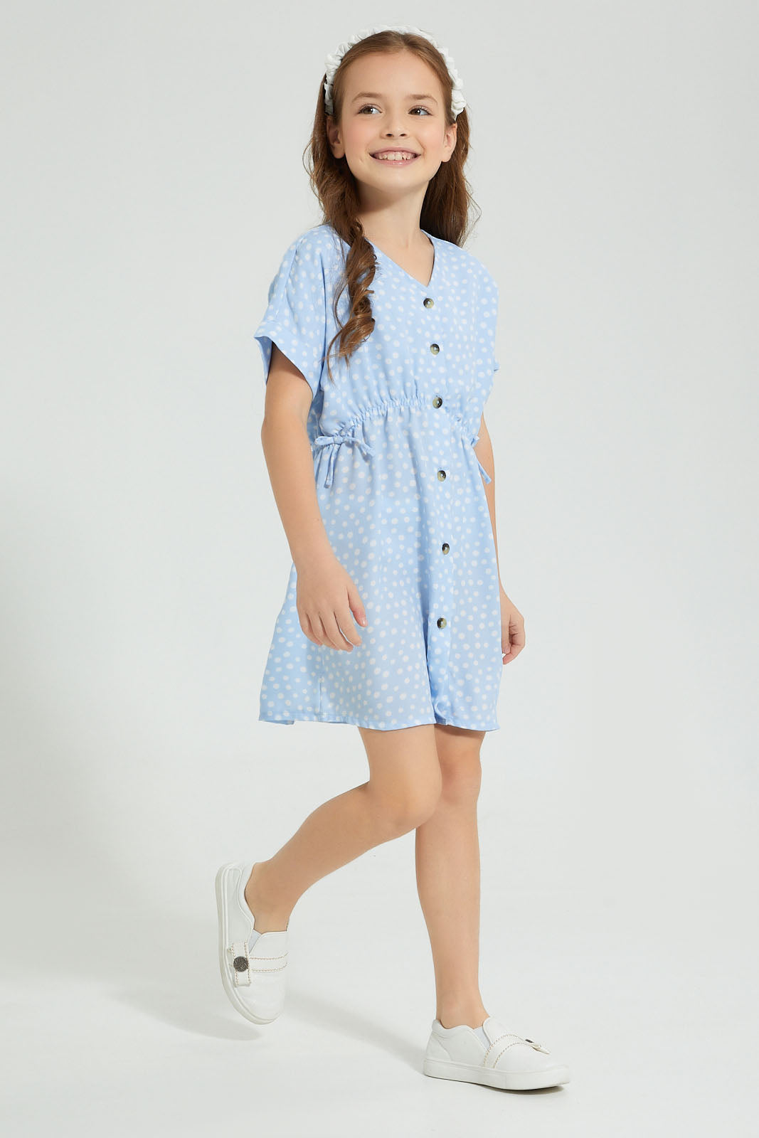 Redtag-Printed-Shirt-Dress-Colour:Blue,-Filter:Girls-(2-to-8-Yrs),-Girls-Dresses,-New-In,-New-In-GIR,-Non-Sale,-S22B,-Section:Kidswear-Girls-2 to 8 Years