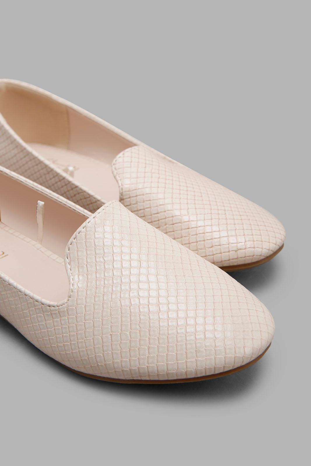 Redtag-Beige-Embossed-Loafer-Category:Shoes,-Colour:Beige,-Deals:New-In,-Filter:Girls-Footwear-(5-to-14-Yrs),-GSR-Shoes,-New-In-GSR-FOO,-Non-Sale,-Section:Girls-(0-to-14Yrs),-W22O-Senior-Girls-5 to 14 Years