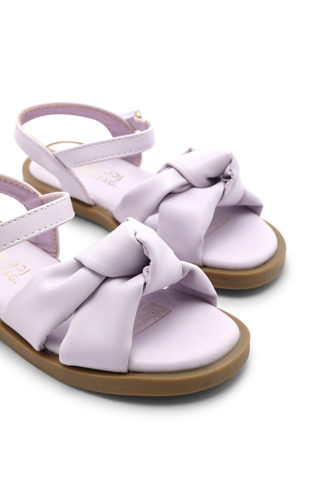 Redtag-Lilac-Knotted-Sandal-Category:Sandals,-Colour:Lilac,-Deals:New-In,-Dept:Girls,-Filter:Girls-Footwear-(3-to-5-Yrs),-GIR-Sandals,-New-In-GIR-FOO,-Section:Girls-(0-to-14Yrs),-W22O-Girls-