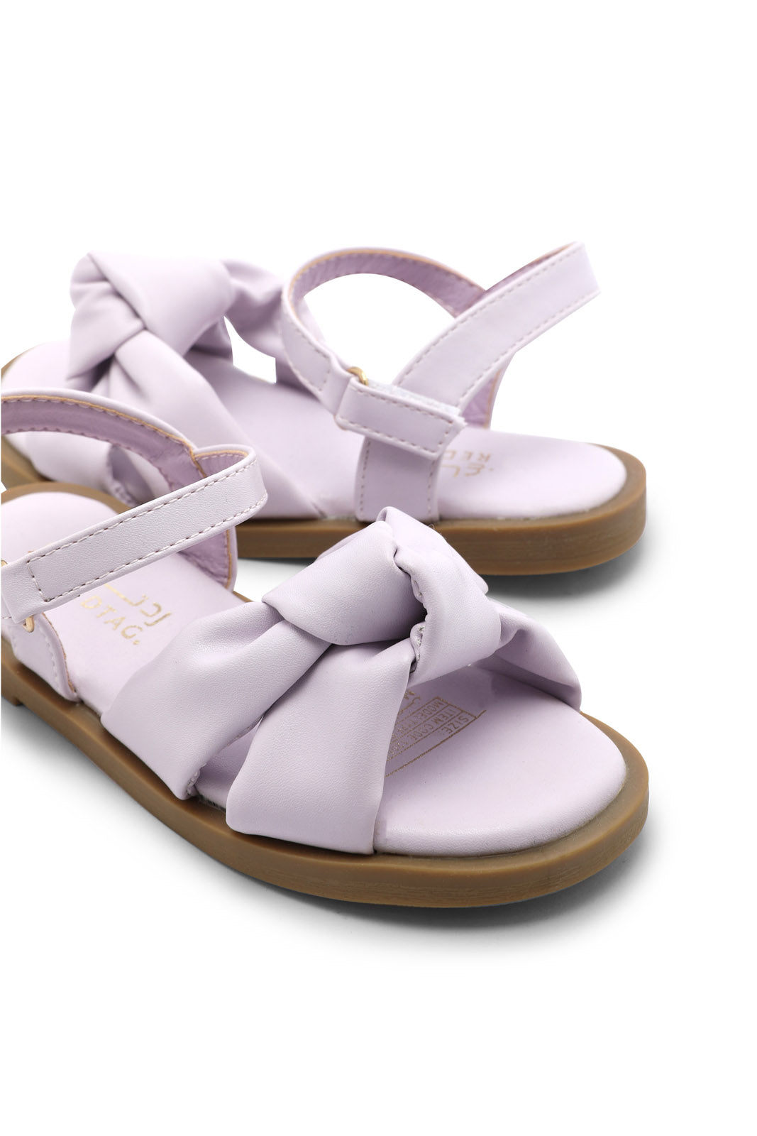 Redtag-Lilac-Knotted-Sandal-Category:Sandals,-Colour:Lilac,-Deals:New-In,-Dept:Girls,-Filter:Girls-Footwear-(3-to-5-Yrs),-GIR-Sandals,-New-In-GIR-FOO,-Section:Girls-(0-to-14Yrs),-W22O-Girls-