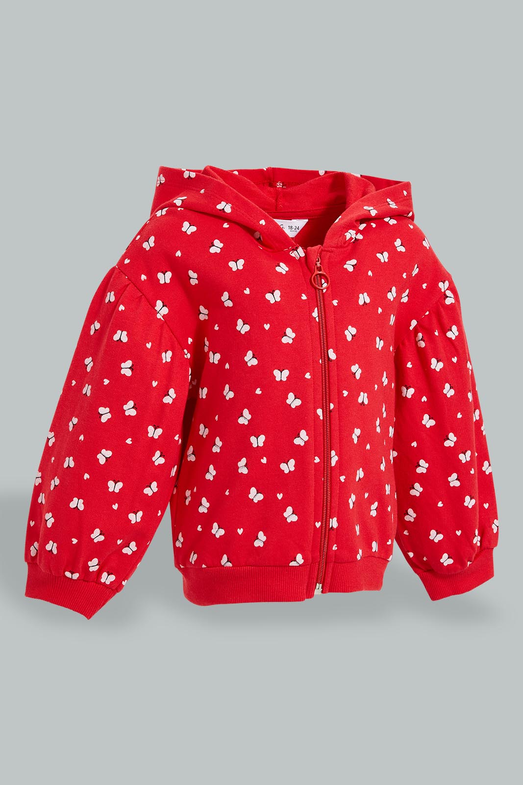 Redtag-Red-Placement-Print-Sweat-Top-Sweatshirts-Infant-Girls-3 to 24 Months