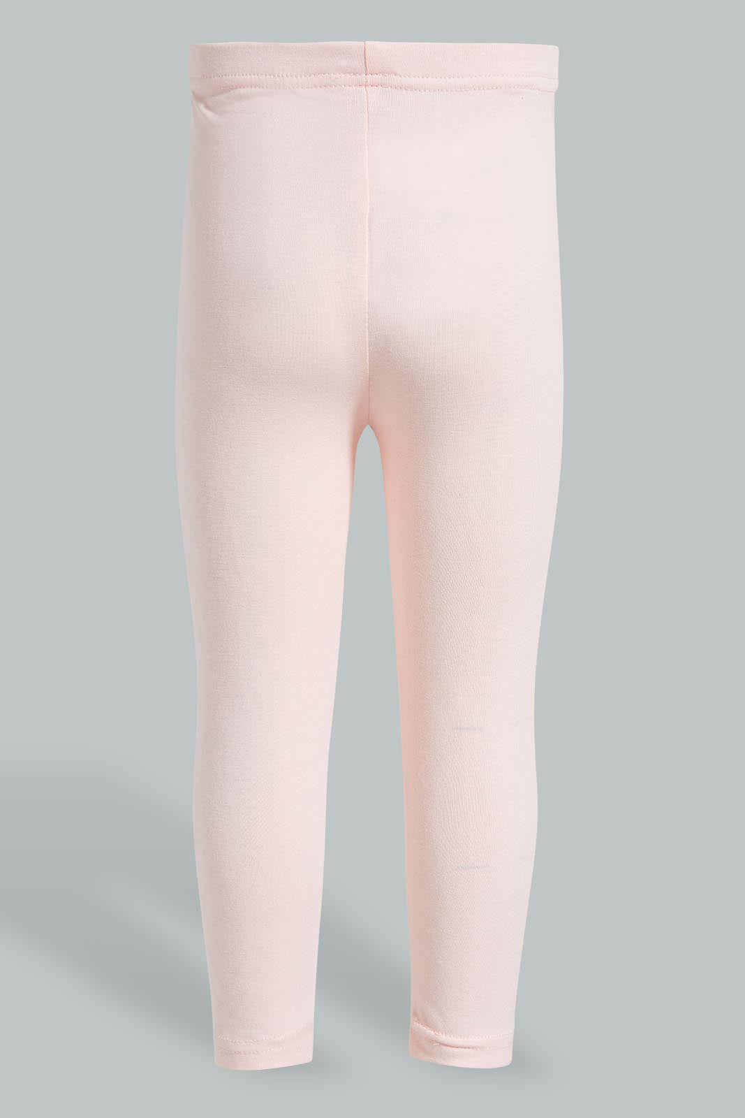 Redtag-Pink-Solid-Legging-Leggings-Infant-Girls-3 to 24 Months