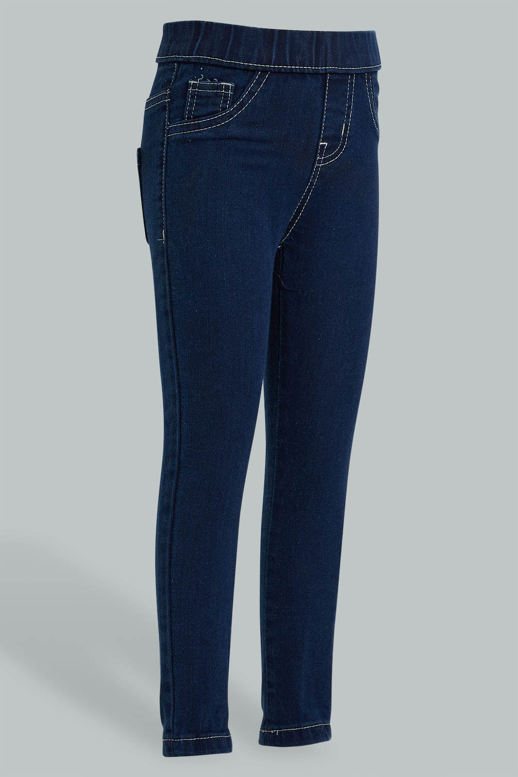 Redtag-Blue-Basic-Jegging-Colour:Darkwash,-Filter:Girls-(2-to-8-Yrs),-Girls-Jeggings,-New-In,-New-In-GIR,-Non-Sale,-PPE,-S22A,-Section:Kidswear-Girls-2 to 8 Years