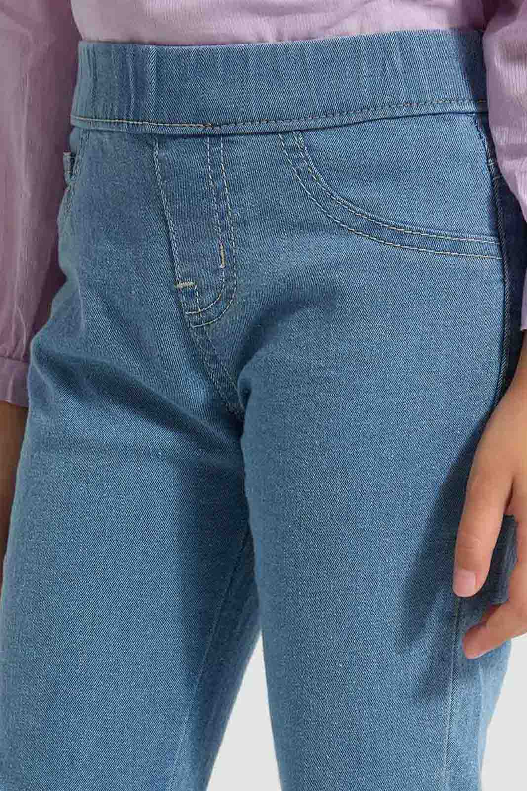 Redtag-Lightwash-Basic-Jegging-Jeggings-Girls-2 to 8 Years