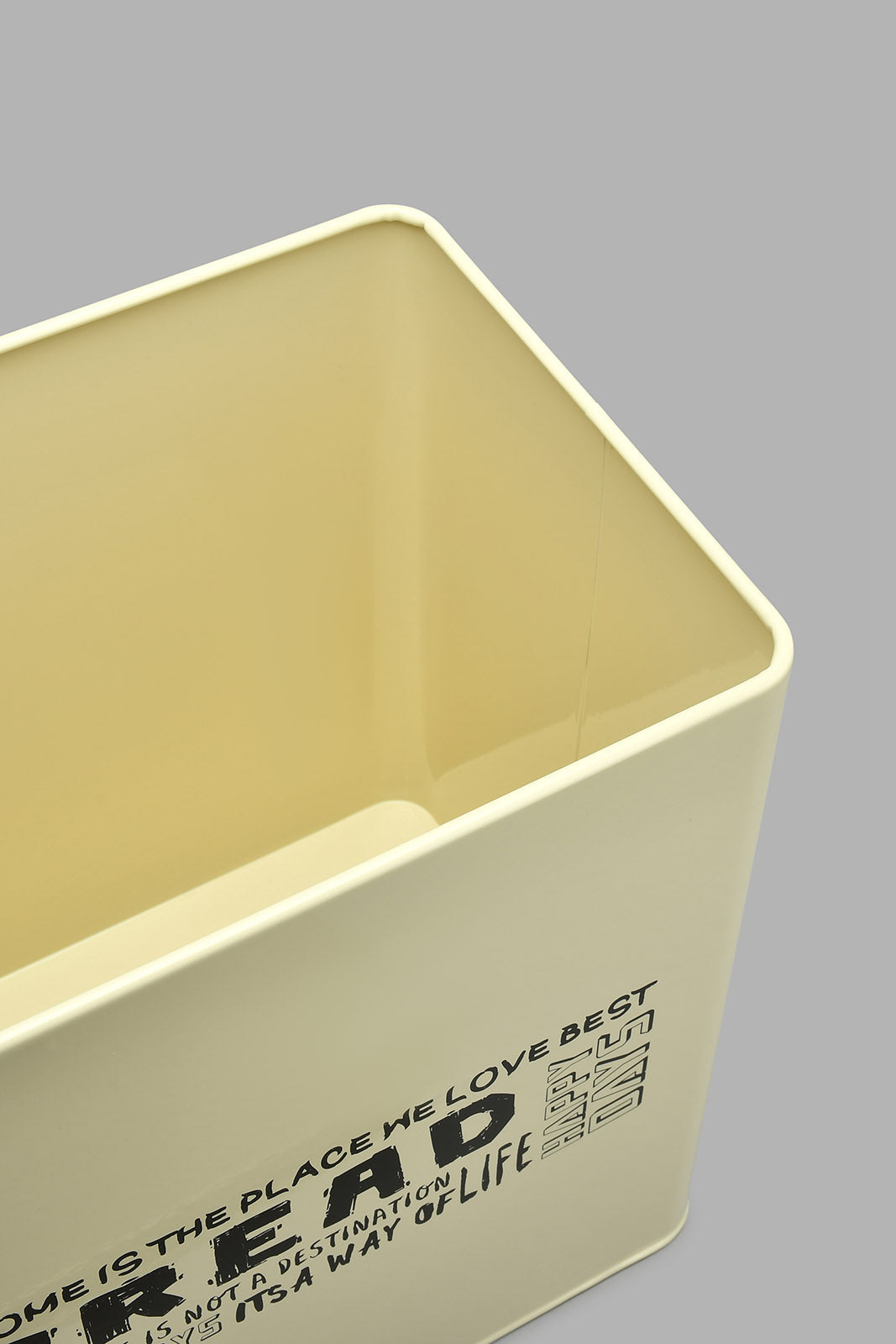 Redtag-Beige-Square-Bread-Canister-Canisters-And-Jars-Home-Dining-