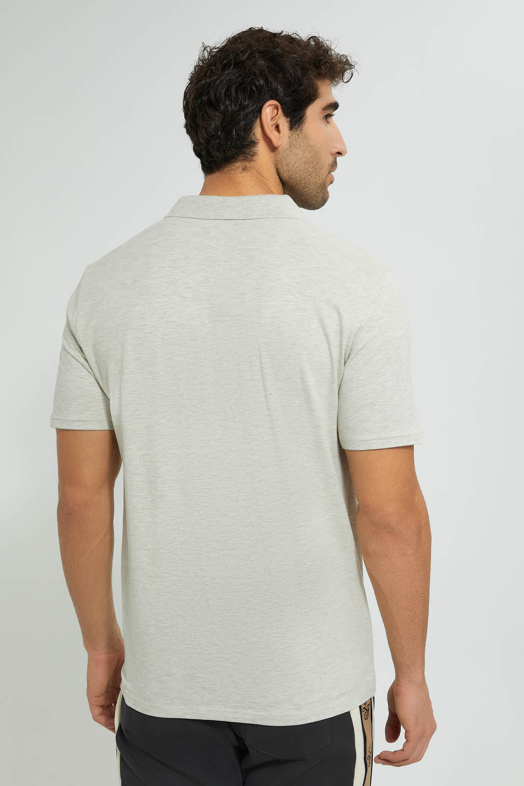 Redtag-Ecru-Polo-T-Shirt-Polo-Shirts-Men's-
