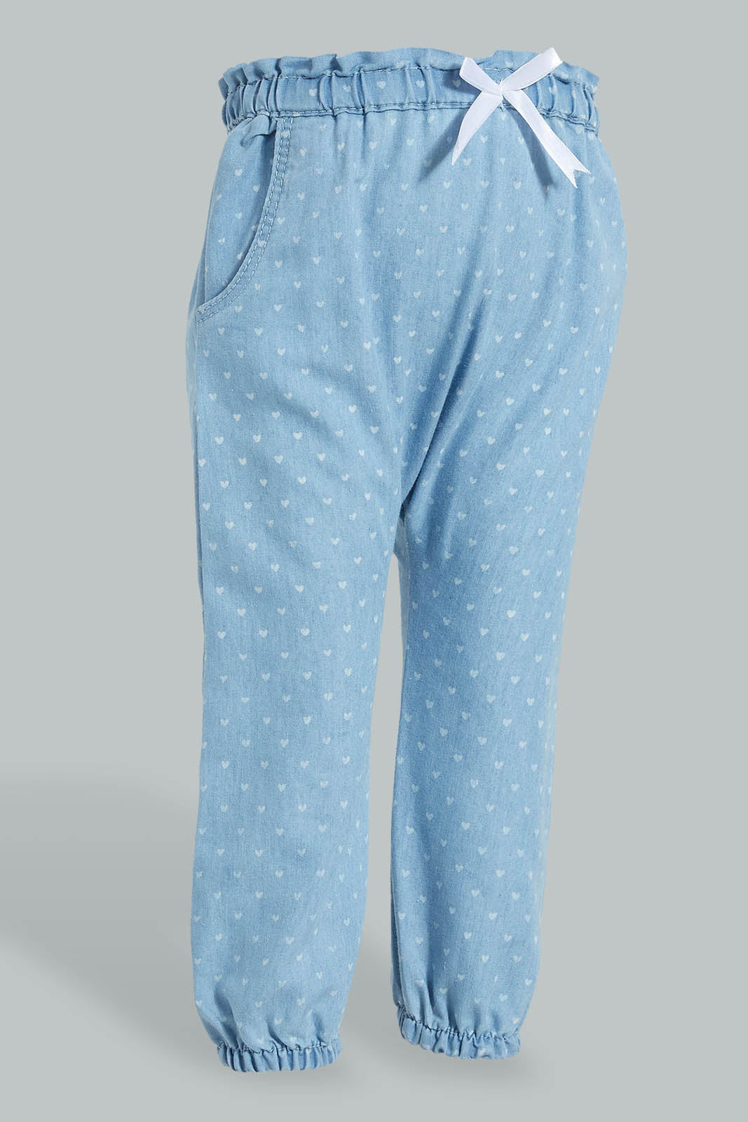 Redtag-Light-Wash-Harem-Jean-Jeans-Harem-Fit-Infant-Girls-3 to 24 Months