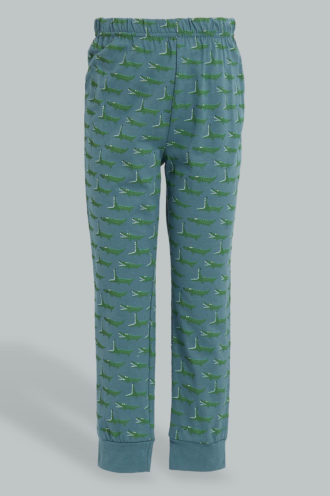 Redtag-Blue-Crocodile-Pyjama-Set-Boys-Pyjama-Sets,-Colour:Blue,-Filter:Boys-(2-to-8-Yrs),-New-In,-New-In-BOY,-Non-Sale,-S22A,-Section:Kidswear-Boys-2 to 8 Years
