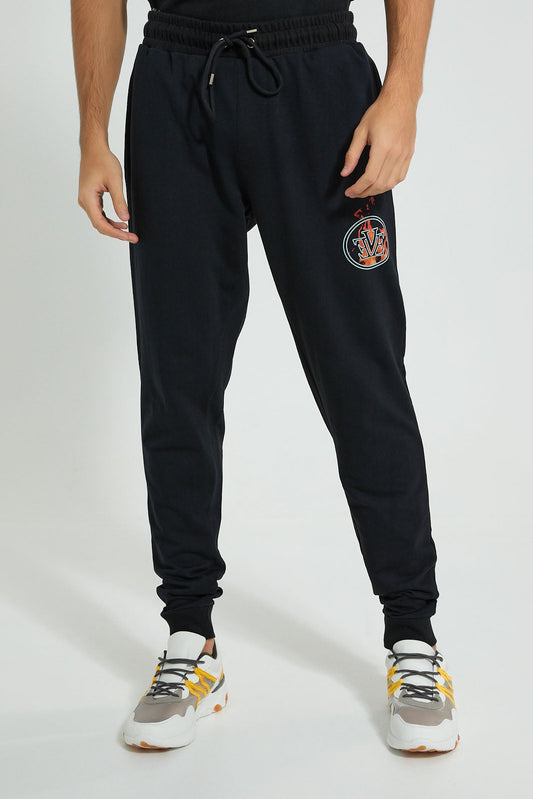 Redtag-Black-Loungewear-Pant-Loungewear--