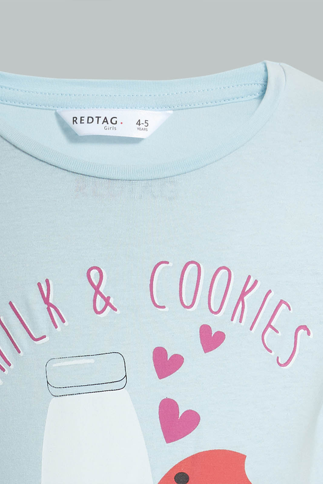 Redtag-Assorted-2Pk-Cokkie-Milk-Printed-Nightsuit-Colour:Assorted,-Filter:Girls-(2-to-8-Yrs),-Girls-Pyjama-Sets,-New-In,-New-In-GIR,-Non-Sale,-S22A,-Section:Kidswear-Girls-2 to 8 Years