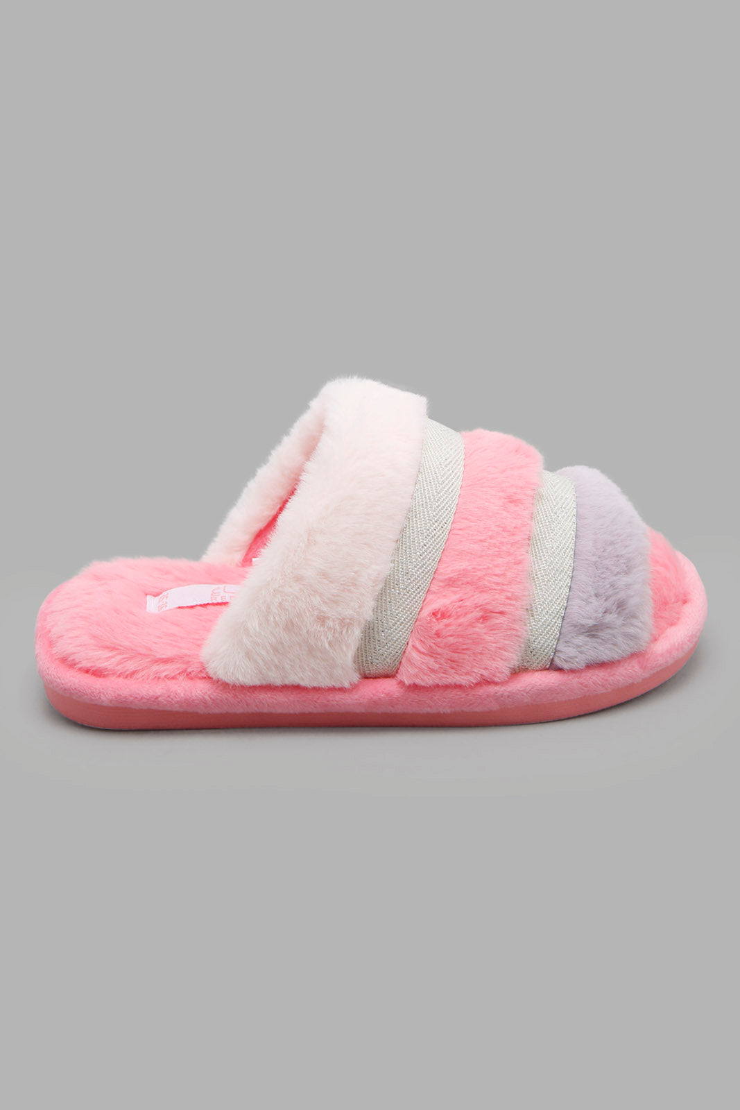 Redtag-Pale-Pink-Slide-Slippers-Bundle,-Category:Slippers,-Colour:Pink,-Filter:Girls-Footwear-(5-to-14-Yrs),-GSR-Slippers,-S22C,-Section:Girls-(0-to-14Yrs)-Senior-Girls-5 to 14 Years