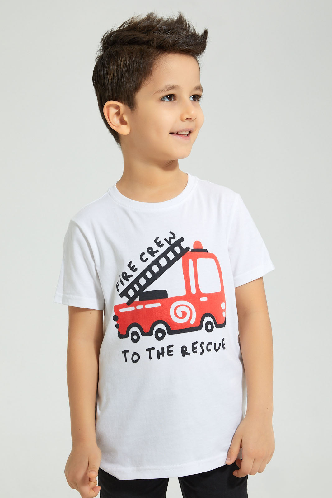 Redtag-Green-Twill-Shirt-And-T-Shirt-Set-Boys-Shirts,-Colour:Green,-Filter:Boys-(2-to-8-Yrs),-New-In,-New-In-BOY,-Non-Sale,-S22B,-Section:Kidswear-Boys-2 to 8 Years