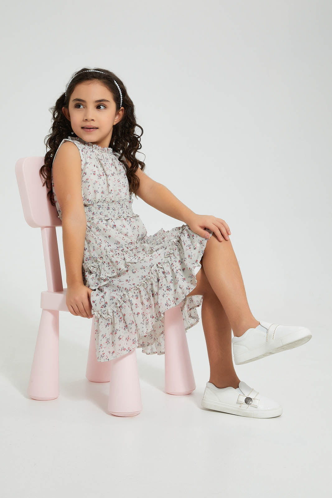 Redtag-Assorted-Tiered-Dress-Colour:Assorted,-Filter:Girls-(2-to-8-Yrs),-Girls-Dresses,-New-In,-New-In-GIR,-Non-Sale,-S22A,-Section:Kidswear-Girls-2 to 8 Years