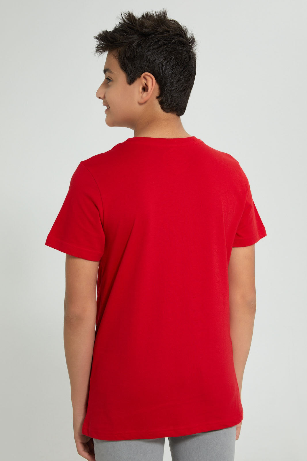 Redtag-Red-Berlin-T-Shirt-Graphic-Prints-Senior-Boys-9 to 14 Years
