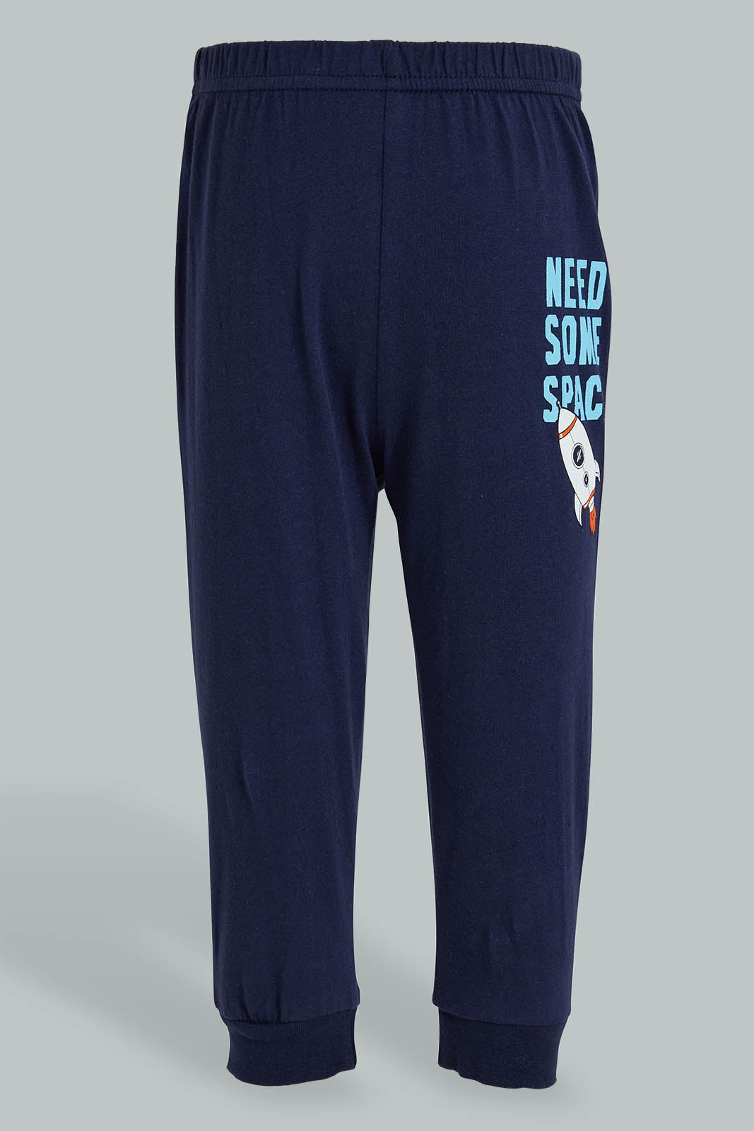 Redtag-Navy-And-White-Printed-Space-Pj-Set-4-Pack-Pyjama-Sets-Infant-Boys-3 to 24 Months