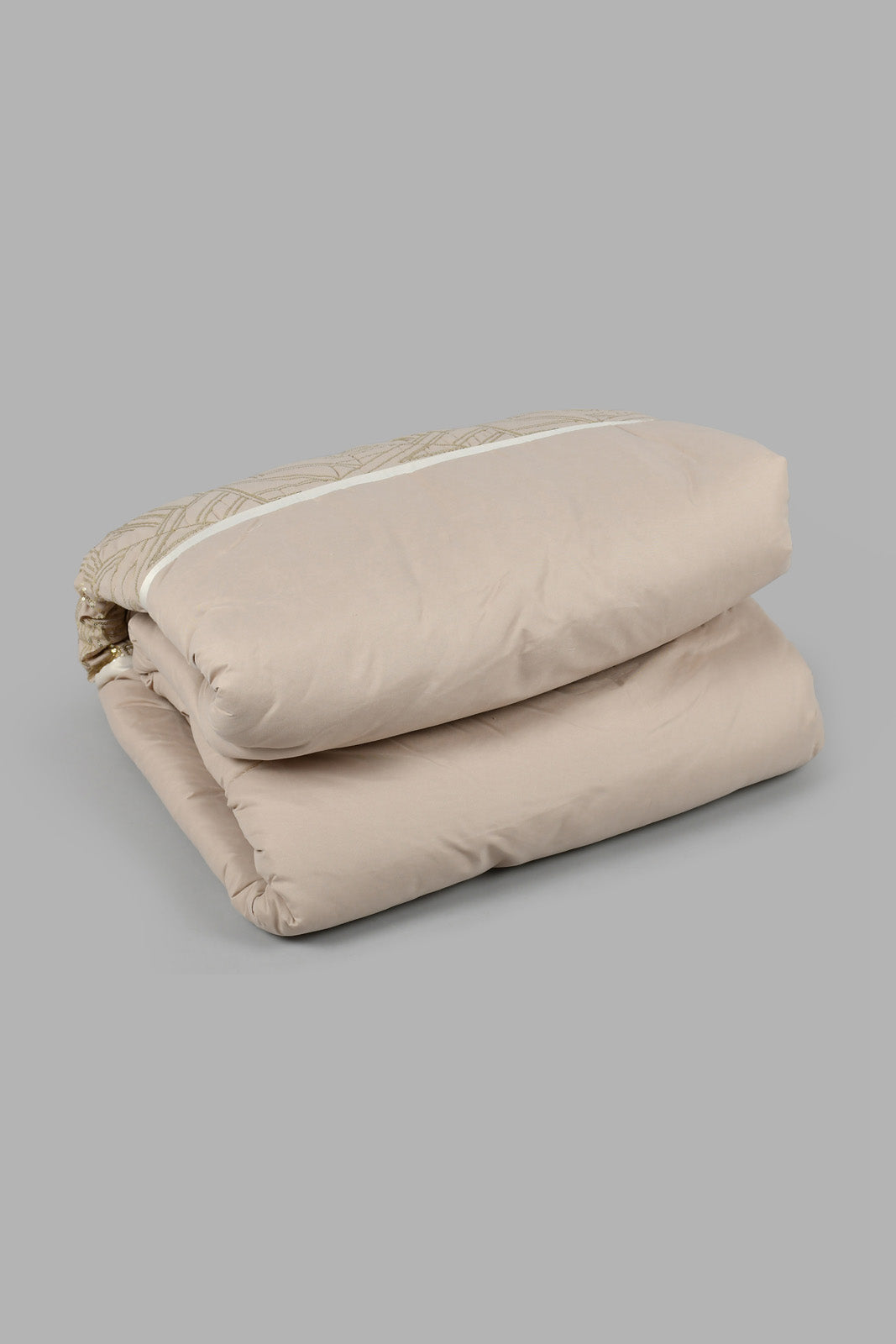 Redtag-Beige-4-Piece-Comforter-Set-(Double-Size)-Comforters-Home-Bedroom-