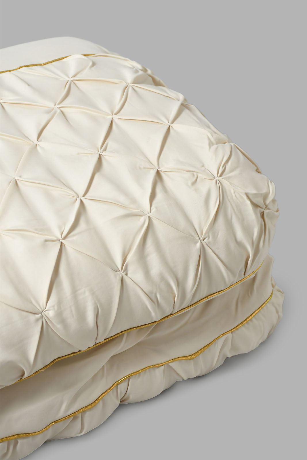 Redtag-Beige-Pleated-3-Piece-Comforter-Set-(King-Size)-Category:Comforters,-Colour:Beige,-Filter:Home-Bedroom,-HMW-BED-Comforters,-JUBLIANT,-New-In,-New-In-HMW-BED,-Non-Sale,-S22A,-Section:Homewares-Home-Bedroom-