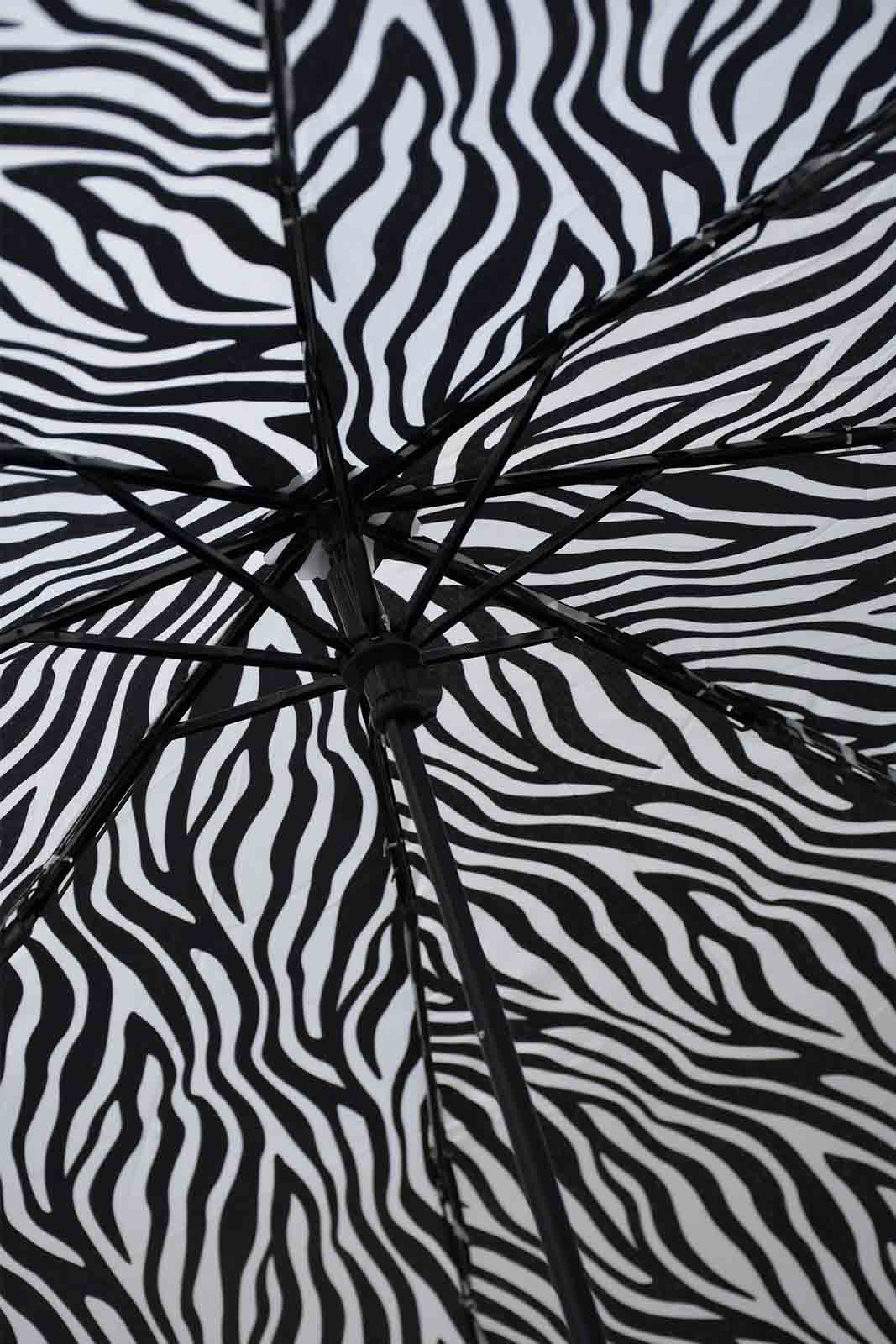 Redtag-Black-Zebra-Prints-3-Fold-Umbrella-Umbrellas-Travel-Accessories-