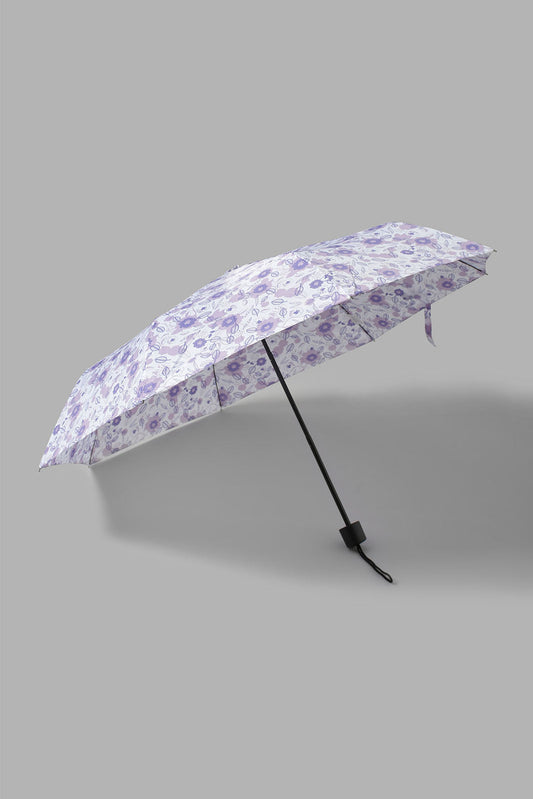 Redtag-Purple-Floral-Prints-3-Fold-Umbrella-Umbrellas-Travel-Accessories-