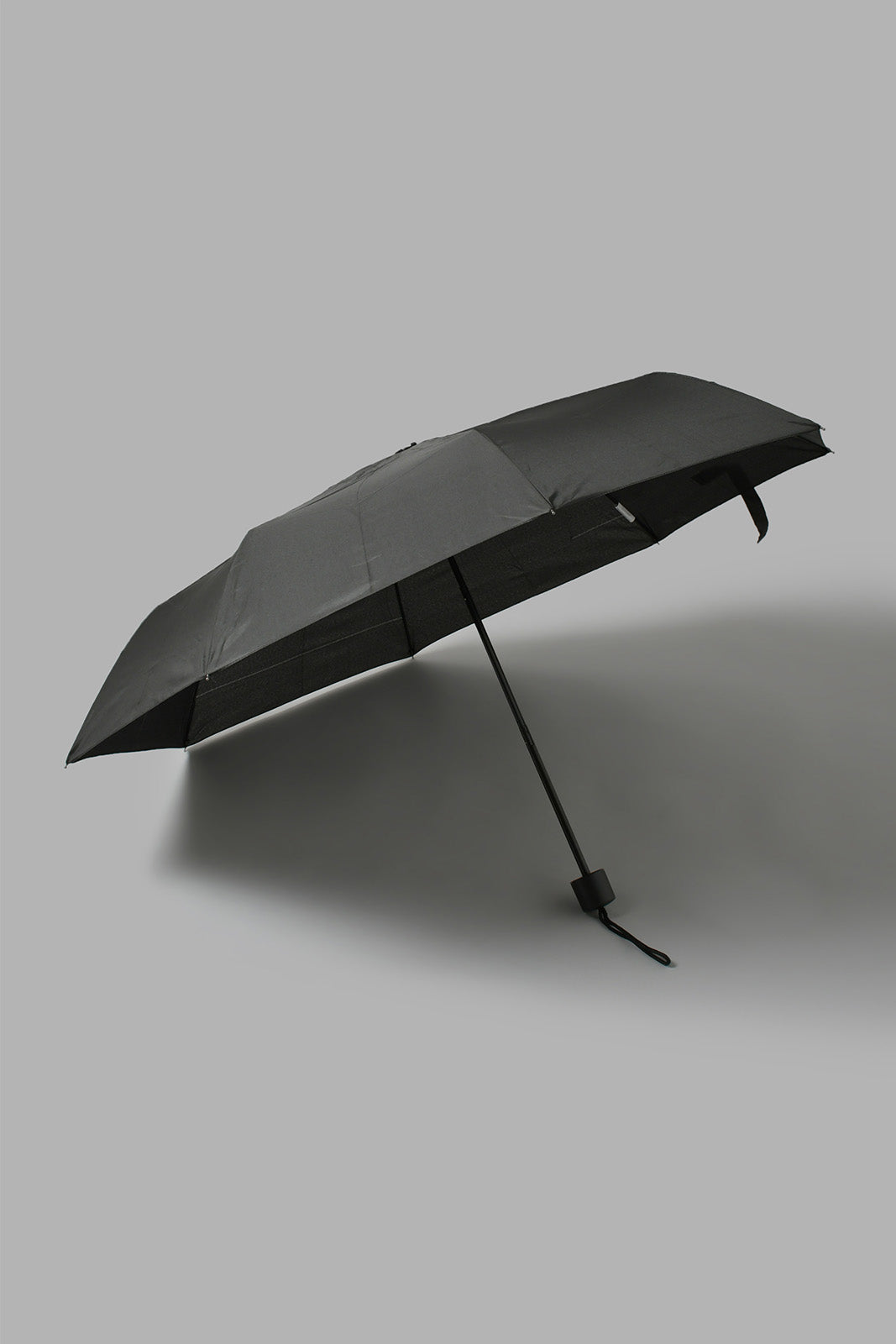Redtag-Black-Solid-Black-Colour-Umbrella-Umbrellas-Travel-Accessories-