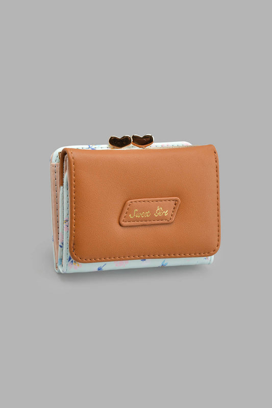 Redtag-White-Floral-Printed-Purse-Colour:Assorted,-Filter:Girls-Accessories,-GIR-Purses,-New-In,-New-In-GIR-ACC,-Non-Sale,-S22B-Girls-