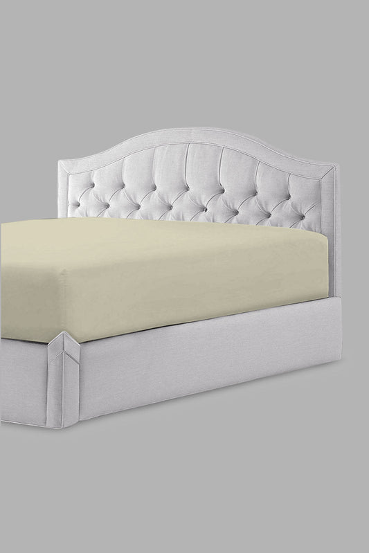 Redtag-Grey-Cotton-Fitted-Sheet-
(Single-Size)-Fitted-Sheets-Home-Bedroom-