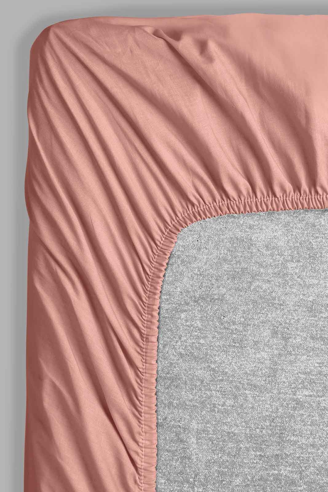 Redtag-Pink-Cotton-Fitted-Sheet-(Double-Size)-Fitted-Sheets-Double-Size-Home-Bedroom-