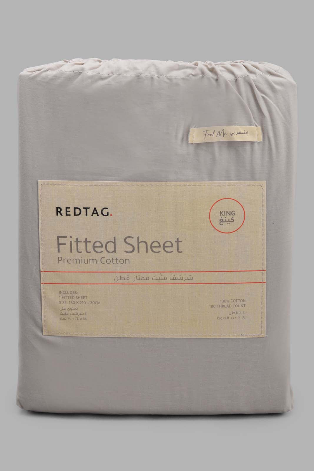 Redtag-Grey-Cotton-Fitted-Sheet-
(King-Size)-Fitted-Sheets-King-Size-Home-Bedroom-