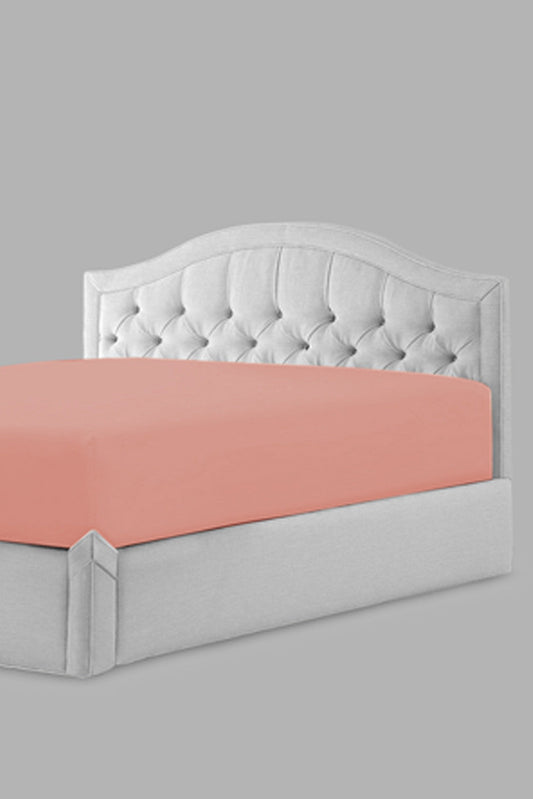 Redtag-Pink-Cotton-Fitted-Sheet-
(King-Size)-Fitted-Sheets-King-Size-Home-Bedroom-