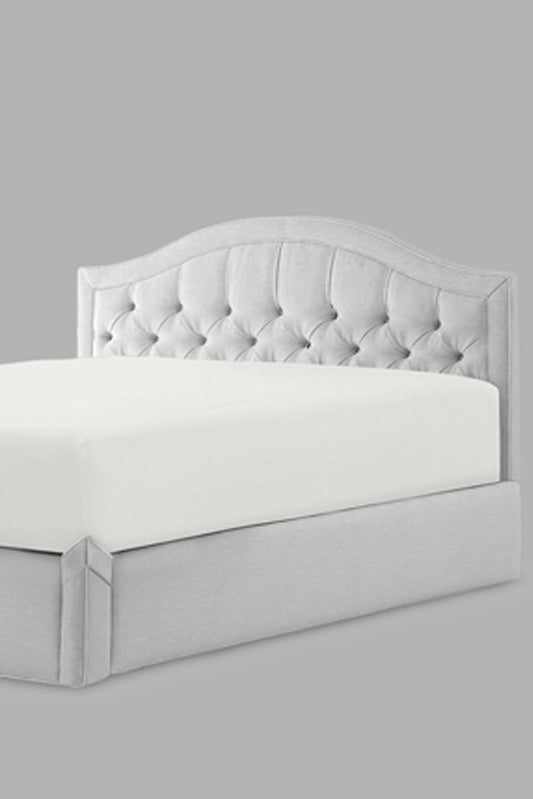 Redtag-Ivory-Cotton-Fitted-Sheet-(Super-King-Size)-Fitted-Sheets-Super-King-Size-Home-Bedroom-