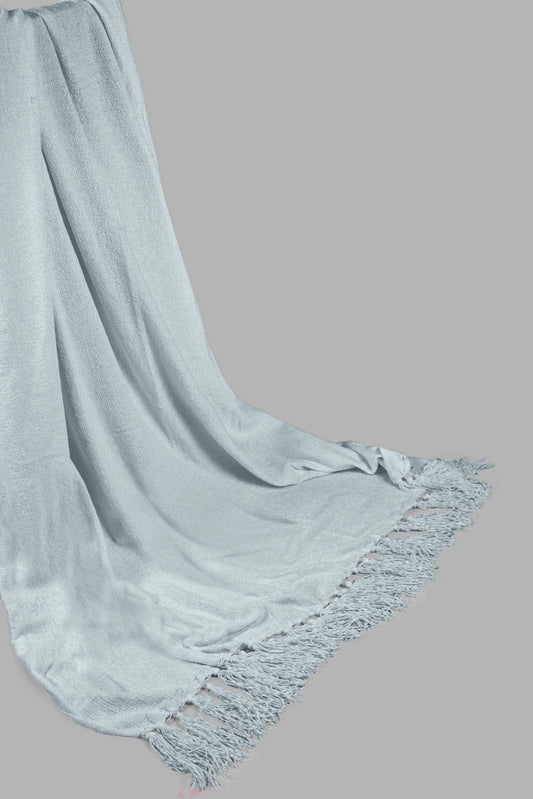 Redtag-Grey-Chenille-Throw-With-Fringe-Category:Throws,-Colour:Grey,-Filter:Home-Bedroom,-HMW-BED-Throws,-LEGACY,-New-In,-New-In-HMW-BED,-Non-Sale,-S22C,-Section:Homewares-Home-Bedroom-