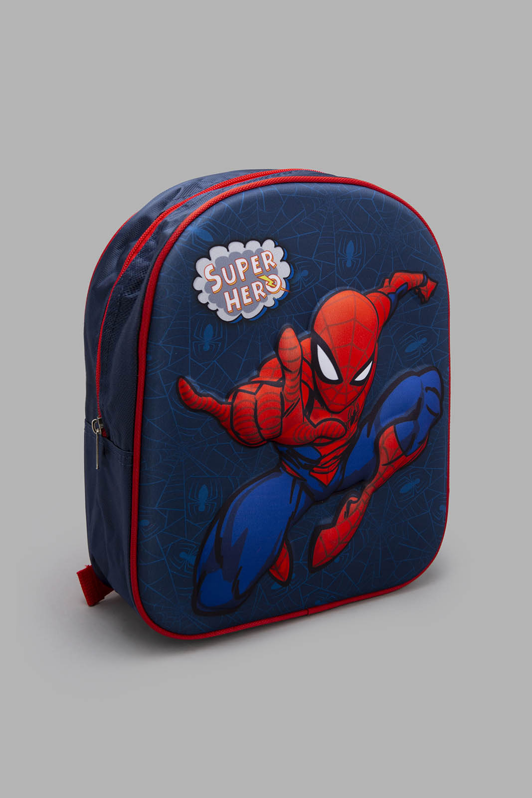 Redtag-Multicolour-Spiderman-3D-Backpack-Backpacks-Boys-